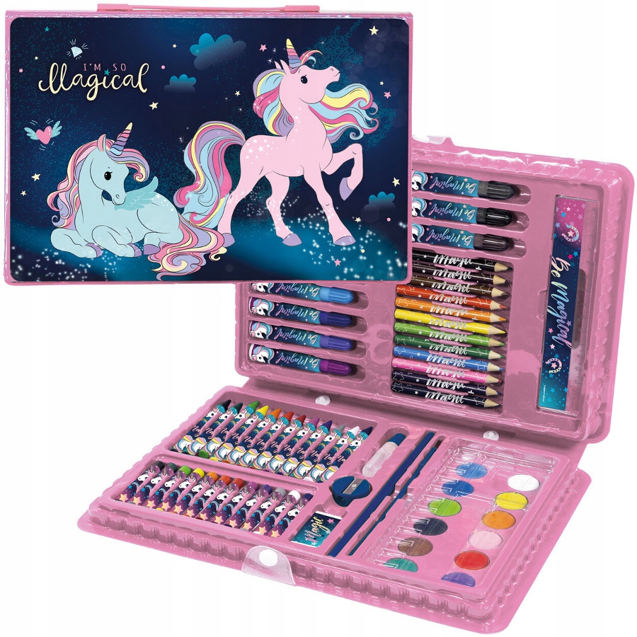 ZESTAW ARTYSTYCZNY MAGICAL WALIZKA 71el UNICORN JEDNOROŻEC