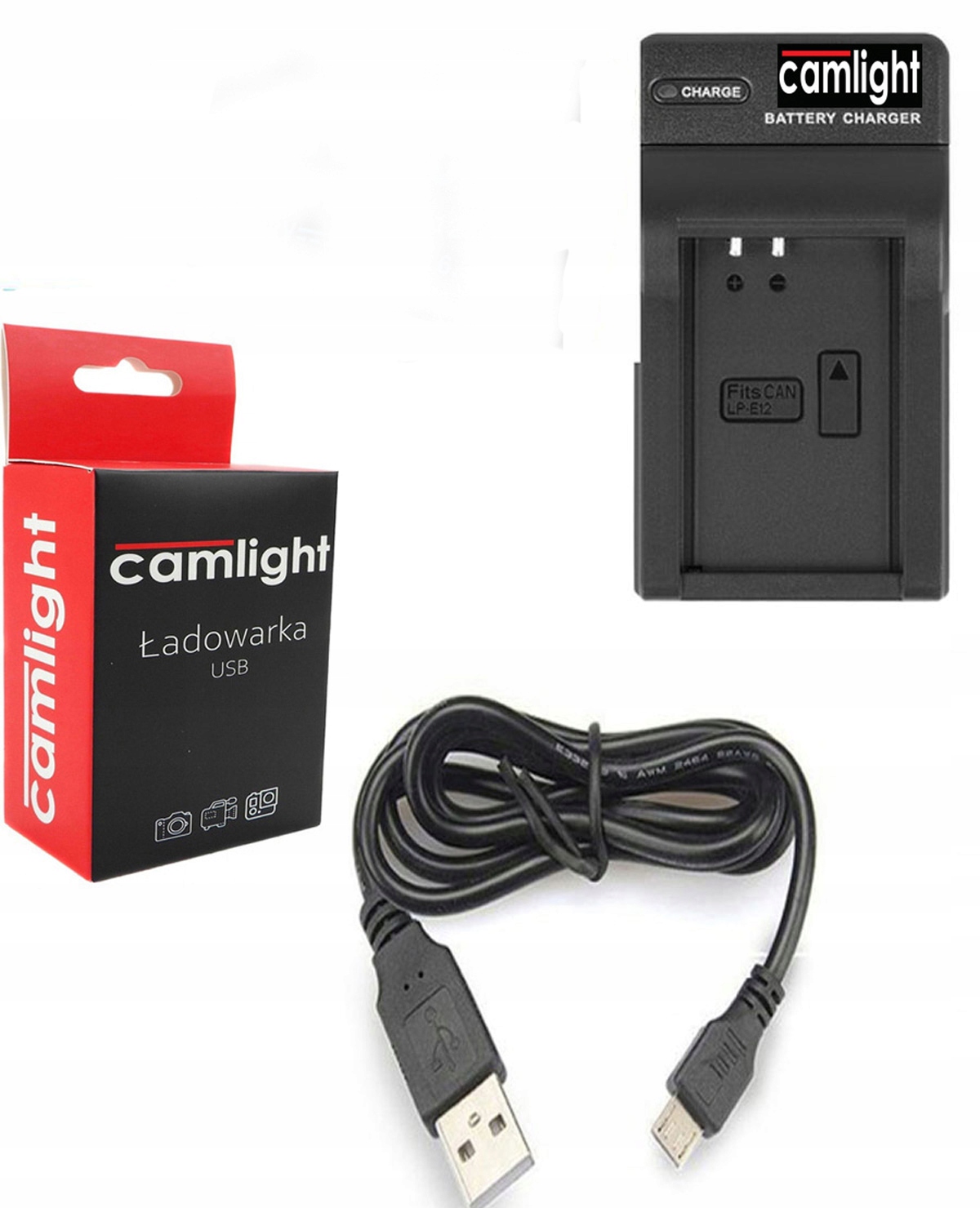 ŁADOWARKA USB AKUMULATORA DO CANON EOS M100