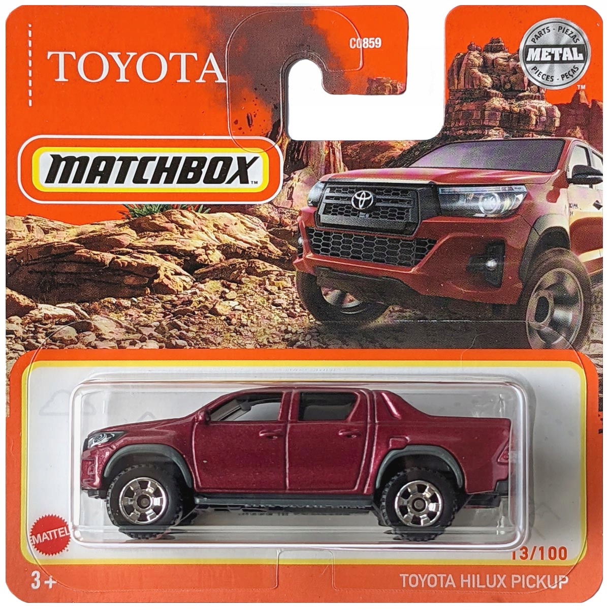 MATCHBOX TOYOTA HILUX PICKUP 13/100 METAL