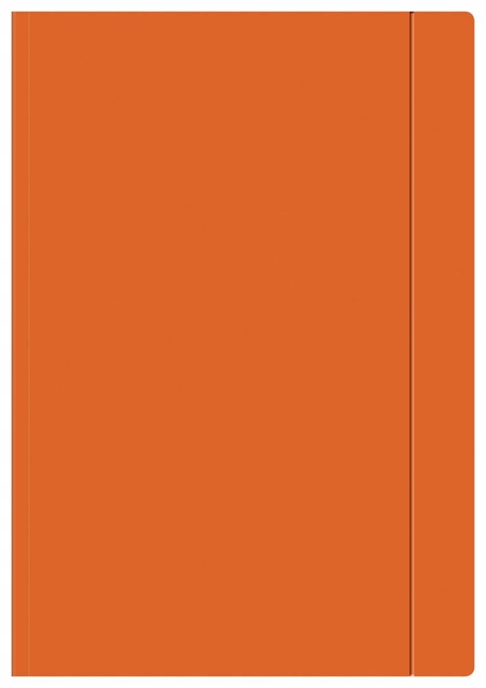 Teczka Z Gumką A4 + Interdruk pomarańczowy