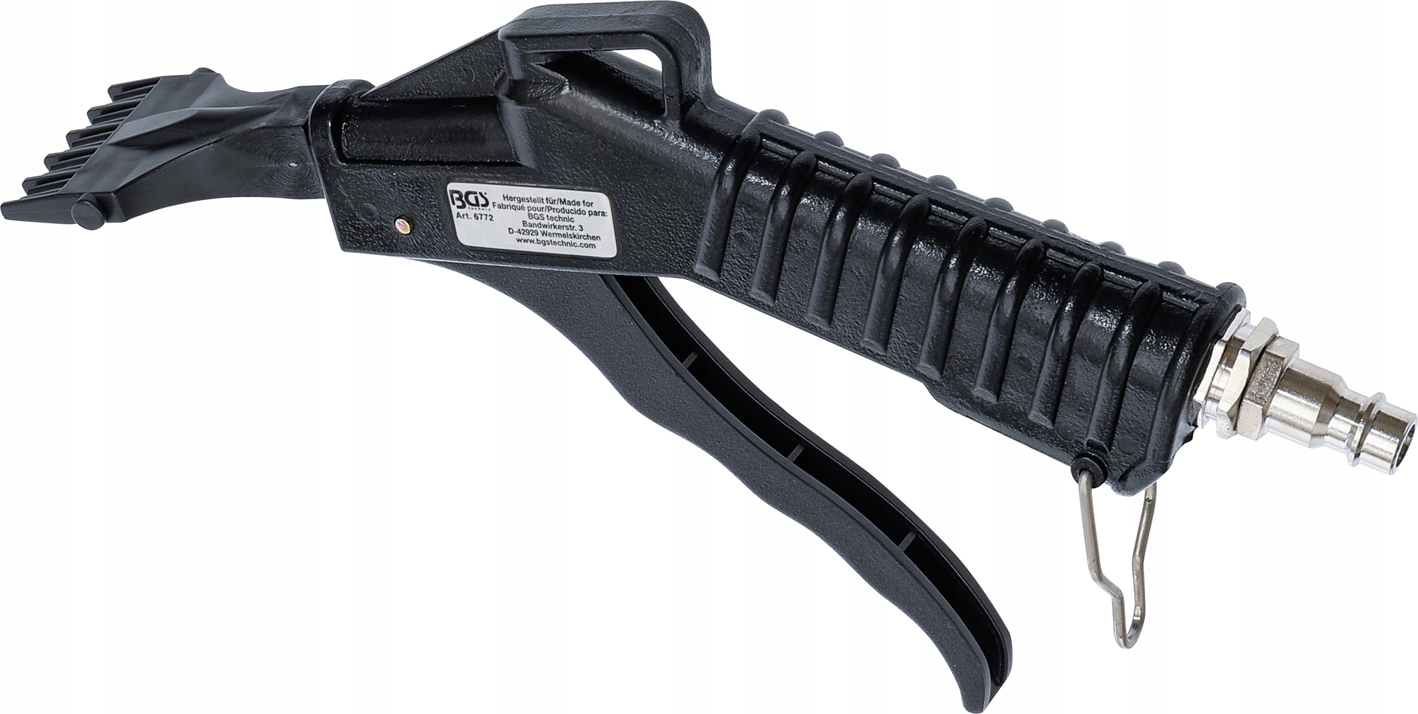 PISTOLET DO PRZEDMUCHIWANIA Z PLASKA DYSZA BGS