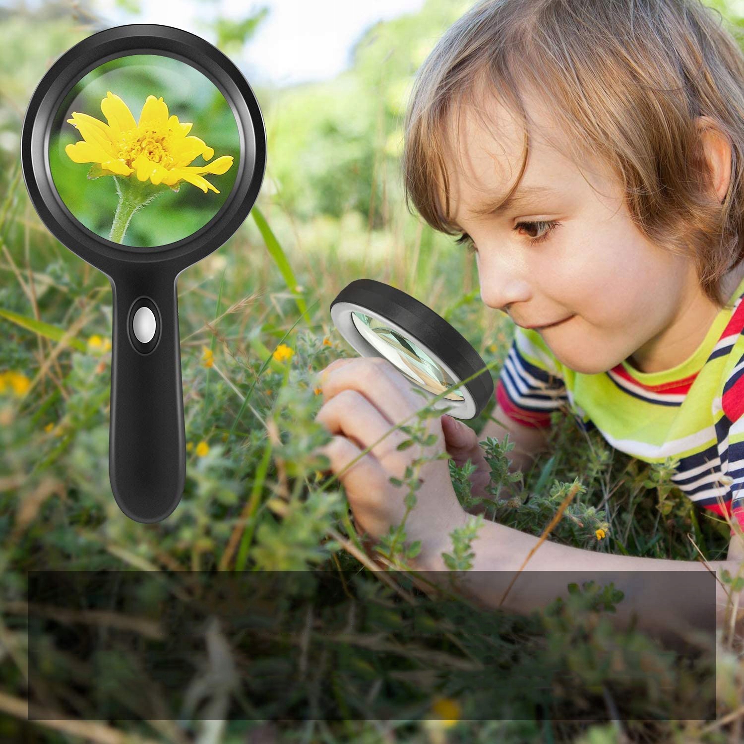 LUPA PODŚWIETLANA DO CZYTANIA SZKŁO POWIĘKSZAJĄCE 10x Z LAMPKAMI 12LED PRO Kod producenta FDJ-10X-12LED