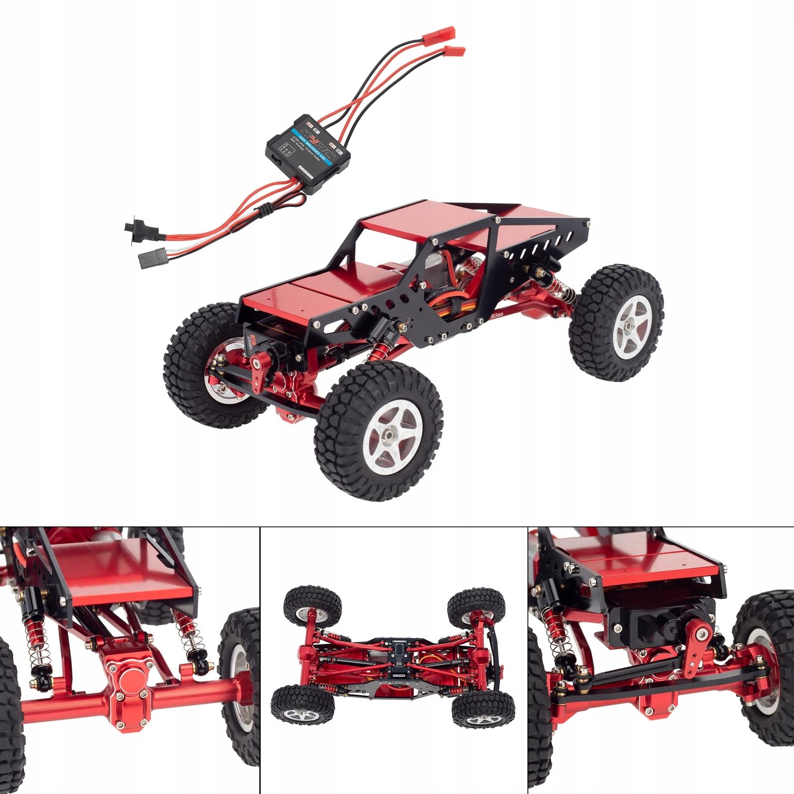 1/24 Scale RC Frame Assembly Assembled Chassis All Marka Inna