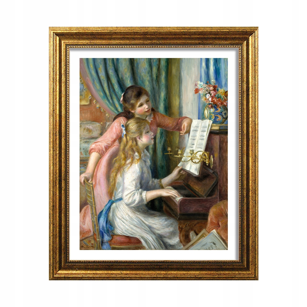 

Two Young Girls at the Piano Renoir Donum Artis