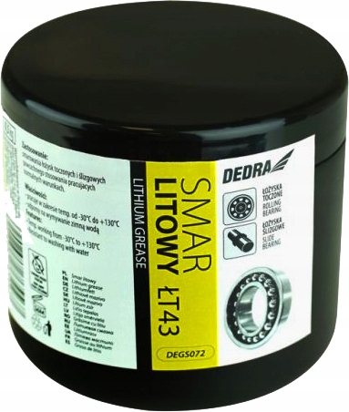

Dedra Smar Litowy ŁT43 0.5kg