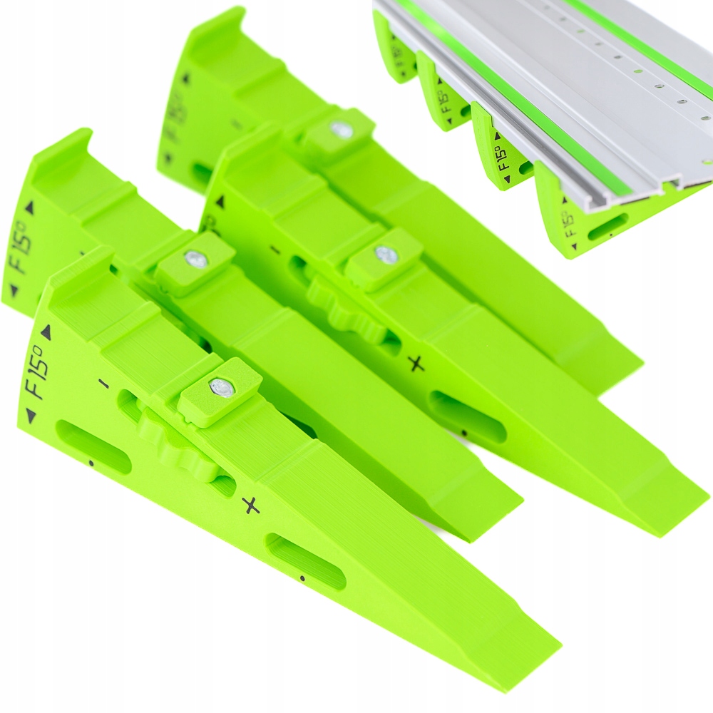 Úhlová rozteč klínu WedgeF15, řezání 60° na místo 45° pro lištu Festool, 4ks