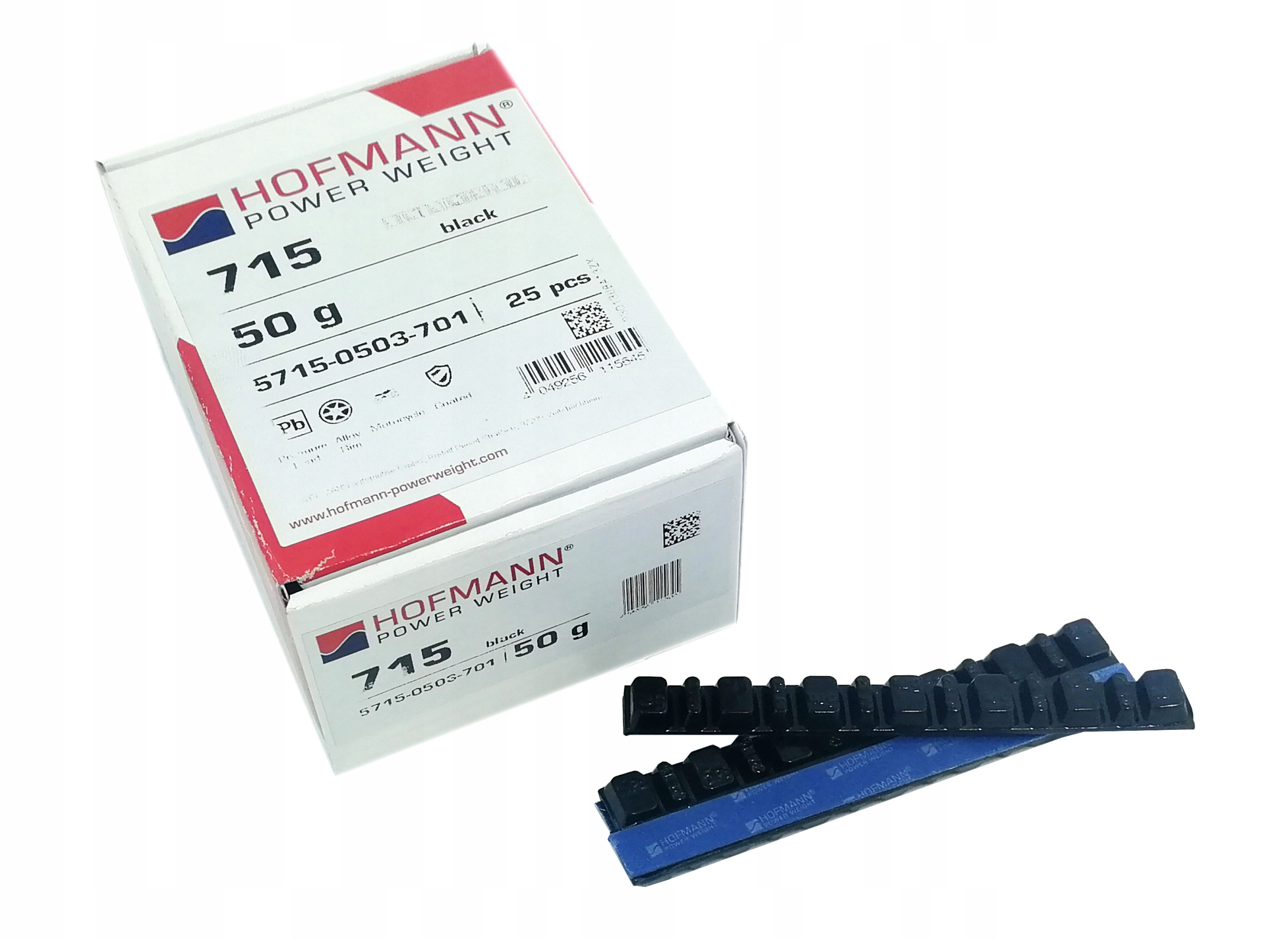 

Ciężarki motocyklowe klejone Hofmann 715 black