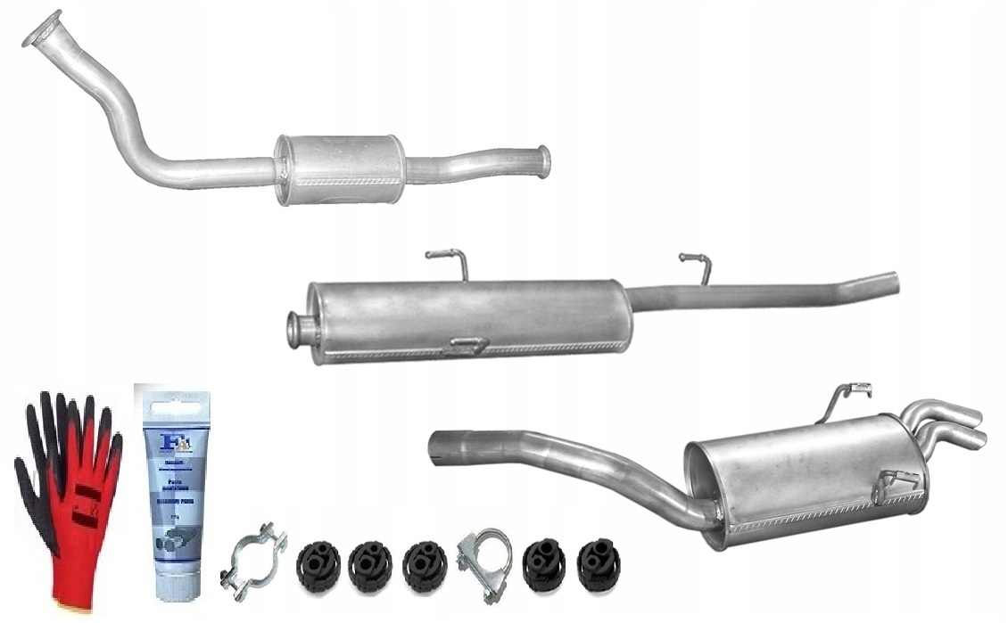 Citroen Jumpy 1.9 Td (95-01) Výfukový Systém SWB+bonus