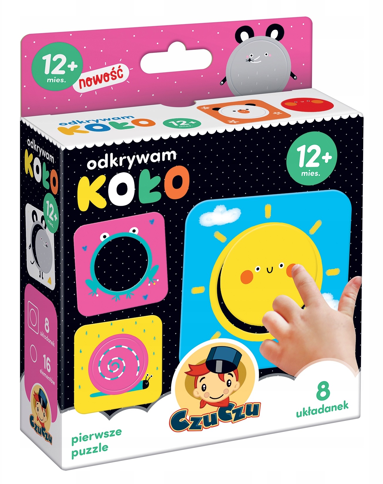 

Moje Pierwsze Puzzle Odkrywam Koło Czuczu 12m+