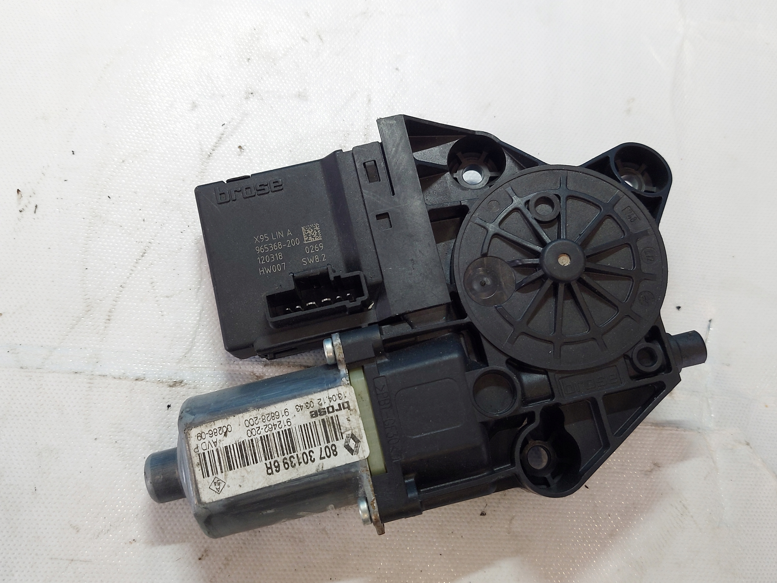 engine lifting windows MEGANE III 807301396R right front