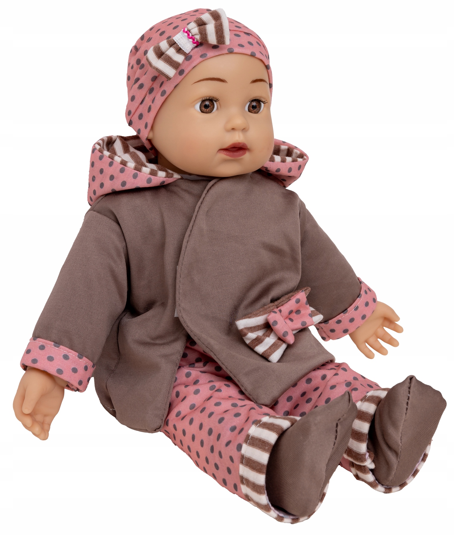 Lalka Bobas Niemowlak do wózka dla lalek Mówi Śpiewa po Polsku 40 cm DORIS Płeć chłopcy dziewczynki