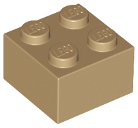 

Lego 3003 Ciem piaskowy 2x2 brick klocek Nowy 1szt
