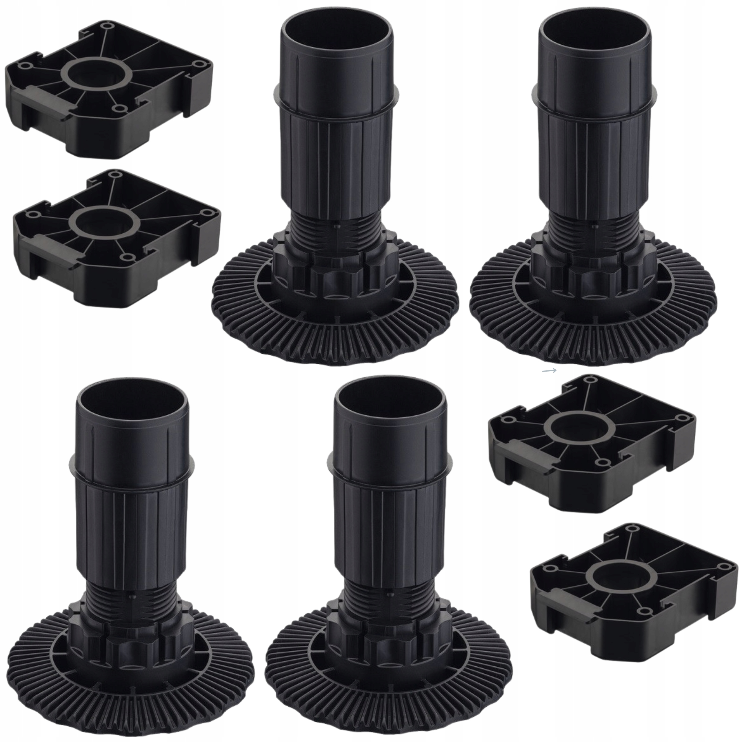 

Nóżki meblowe Hafele Axilo 100MM Płytka Mocująca