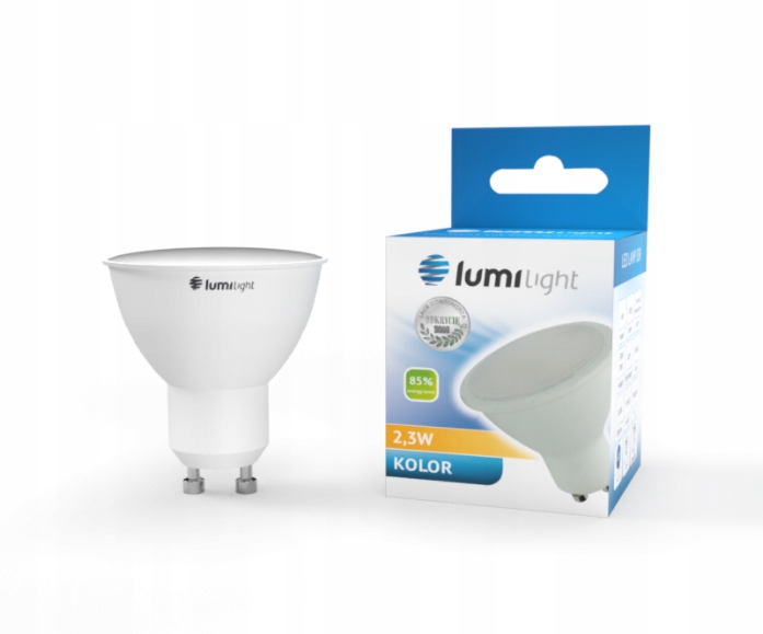 

Żarówka Led GU10 2,3W Barwa Niebieska 230V Jdr Al