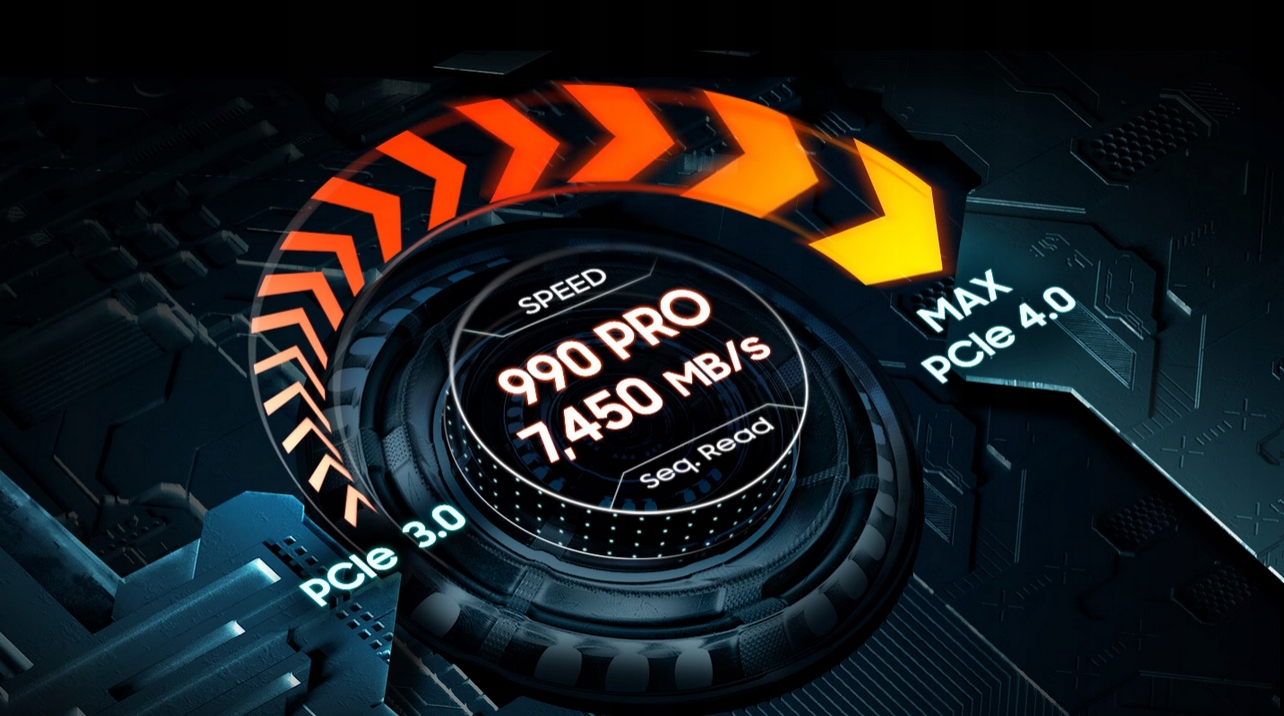 Dysk SSD Samsung 990 Pro 4TB M.2 PCIe Interfejs M.2 PCIe