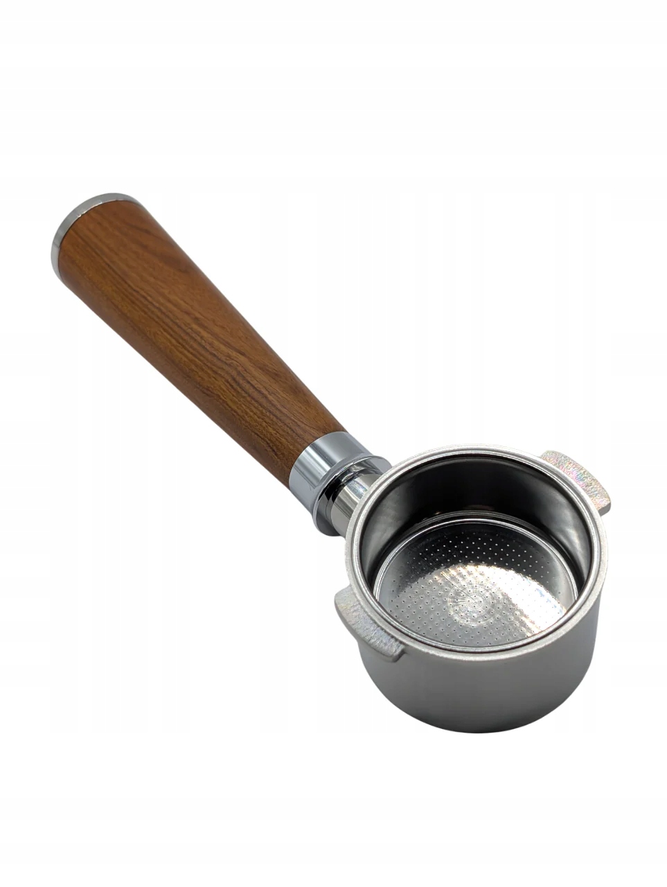 Kolba do ekspresu 51mm bezdenna Czerwone drewno 2 2 zaczepy