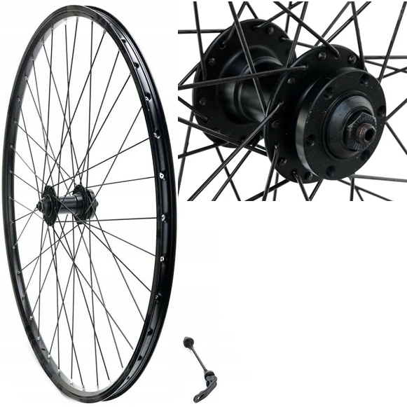 Koło 28 przód zamykacz lekkie aluminiowe hamulec tarczowy tarcze