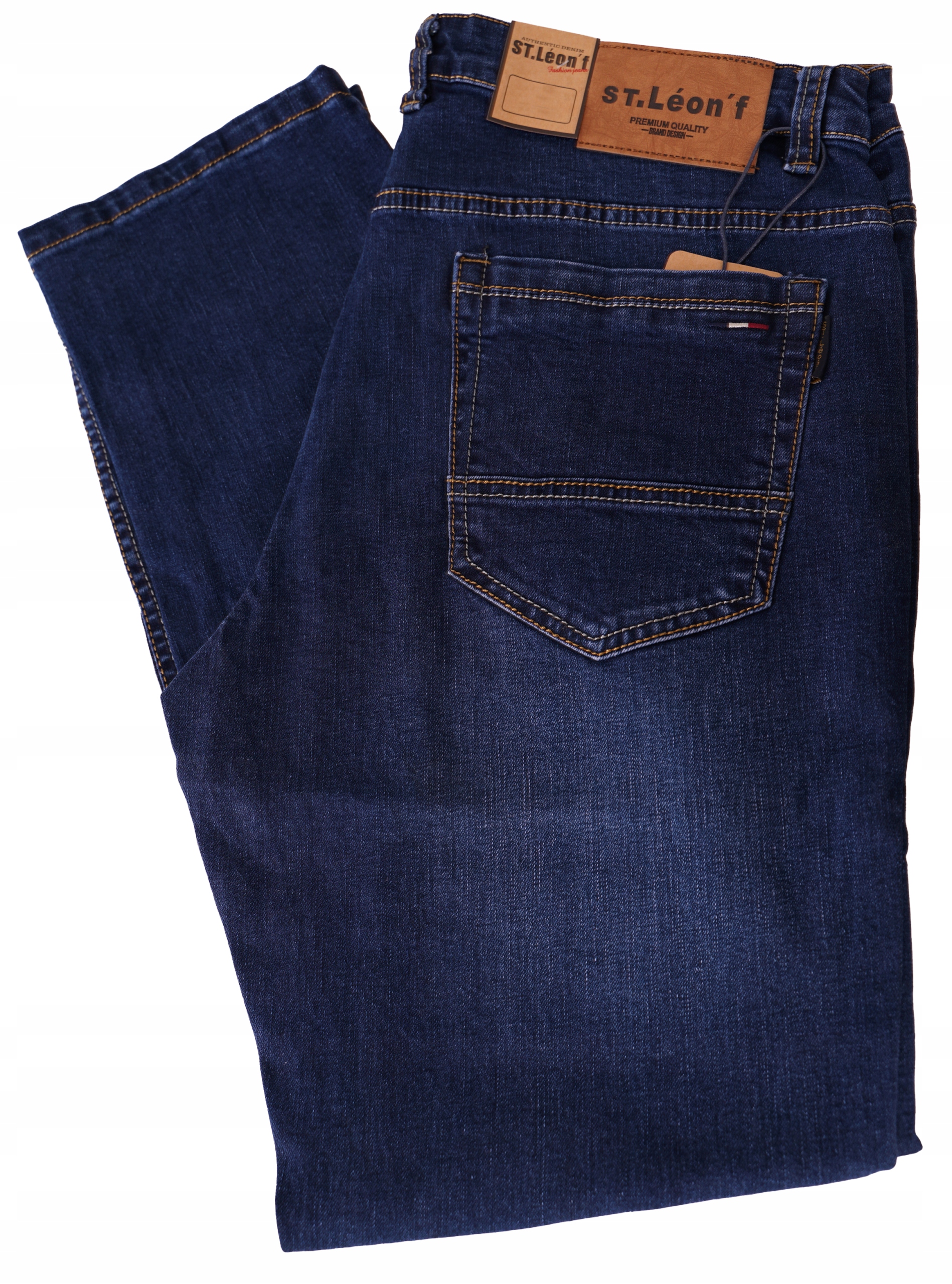 

Spodnie Jeansowe Leon Dżins Duże W45 L32 118-126