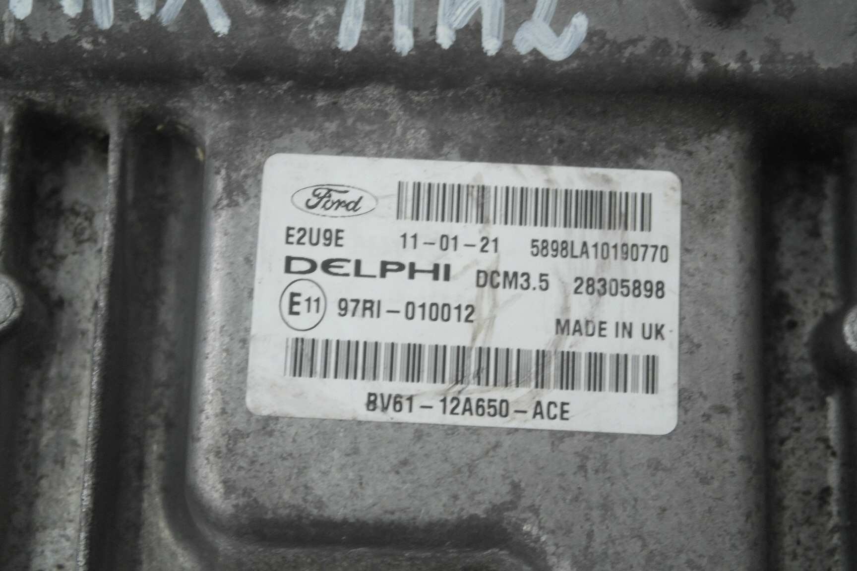 FORD C-MAX MK2 10-14 2.0 TDCI computer Motore BV6112A650ACE 28305898 OE