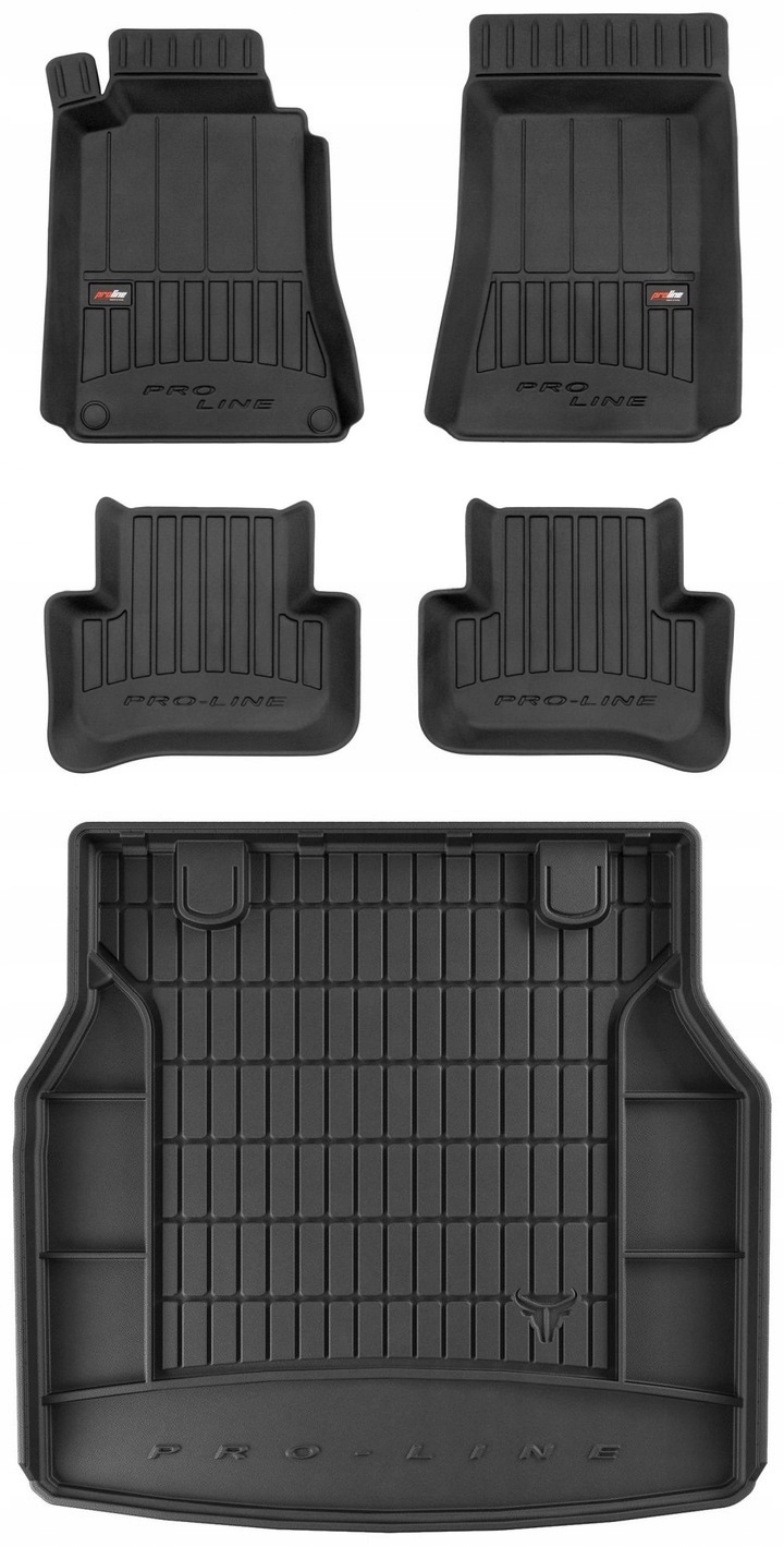 Set 3D gumové rohože Mercedes C W203 Kombi 2000-2006