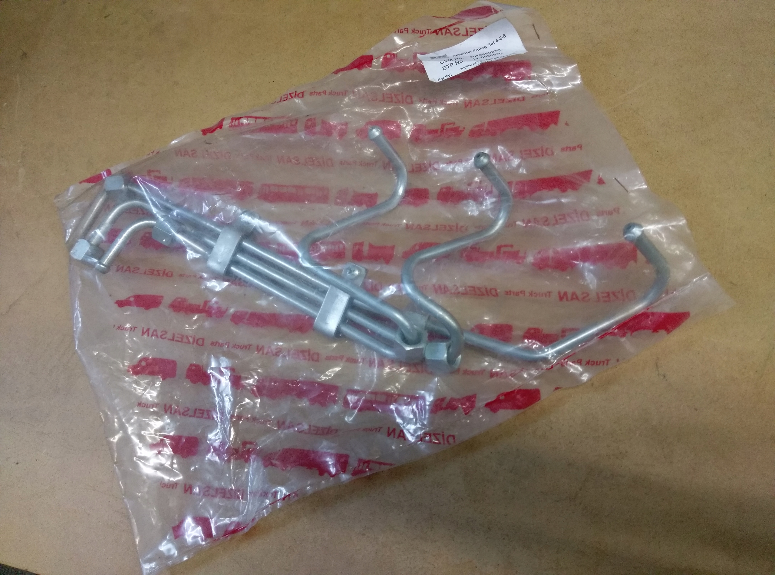 Przewody wtrysk wysokiego ciśnienia RVI 5010550870 Numer katalogowy części 5010550870