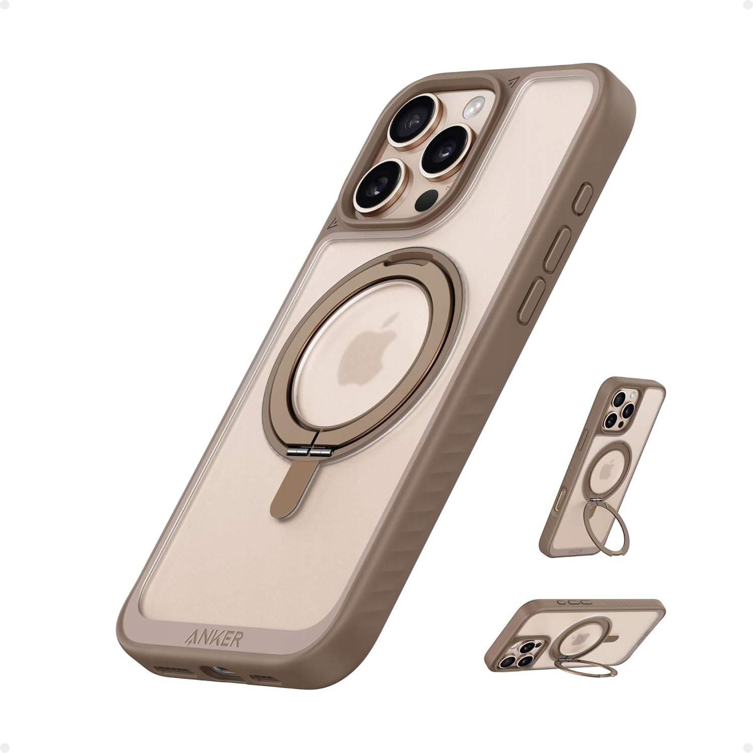 Pouzdro pro iPhone 16 Pro Max s magnetickým zadní kryt Anker FlexStand MagSafe