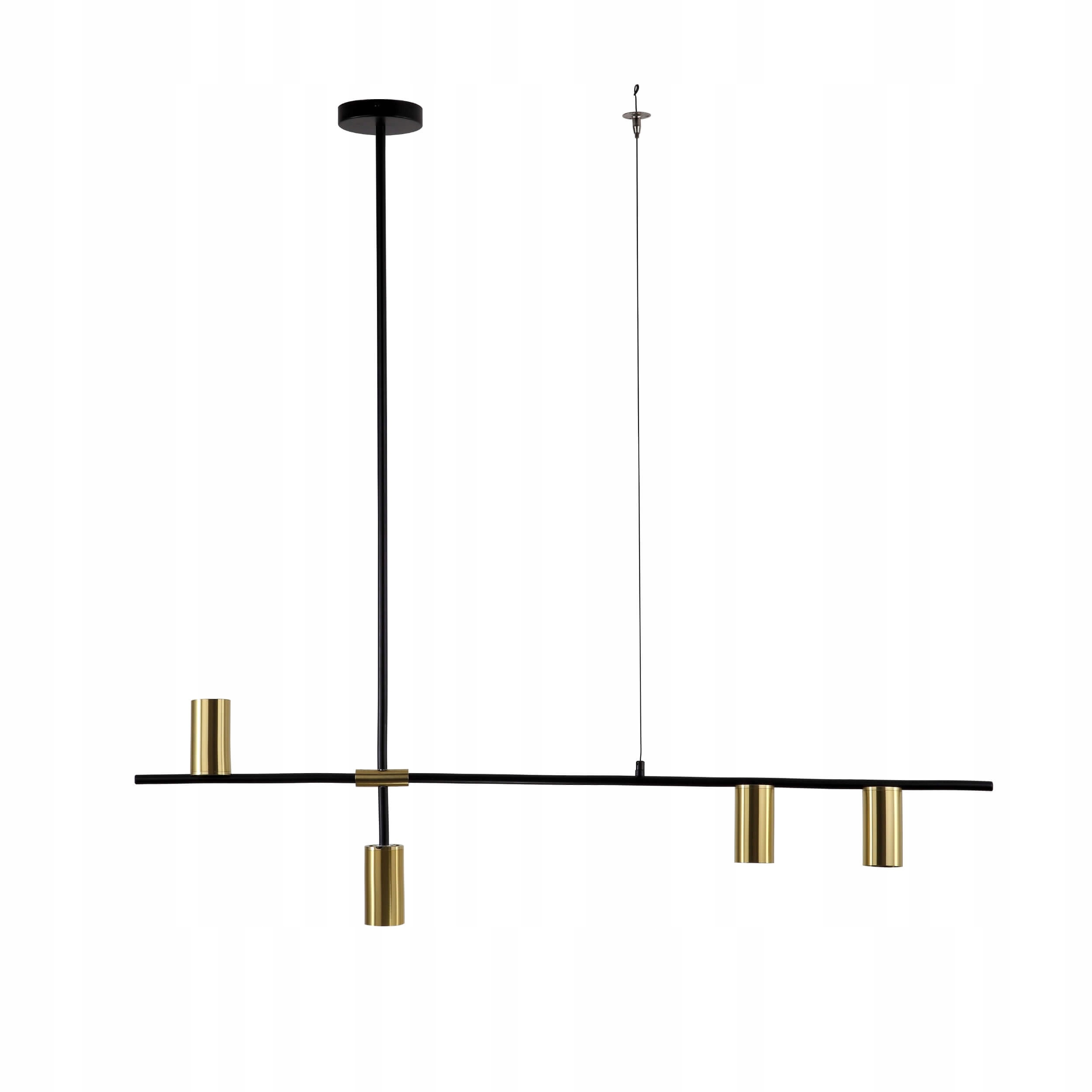 Závesná lampa Light Prestige Arizona čierno-zlatá 4xGU10