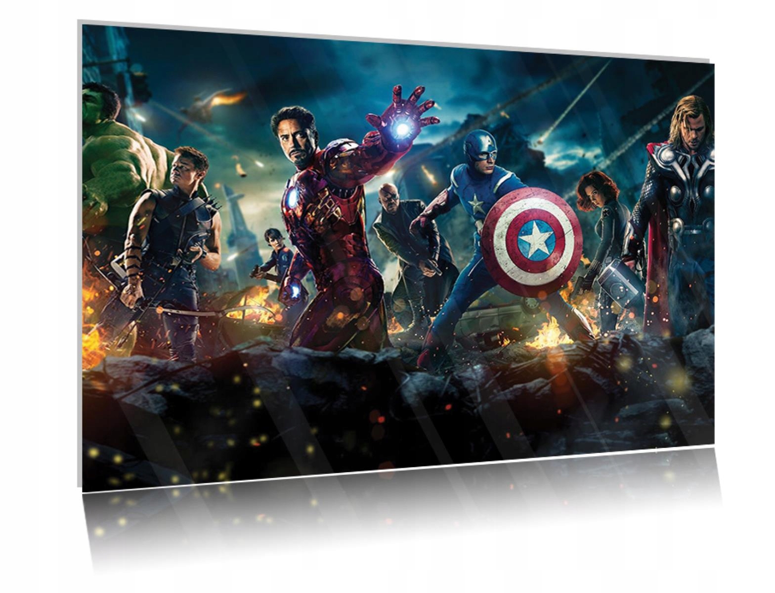 

Obraz szklany na szkle Avengers 01 80x60