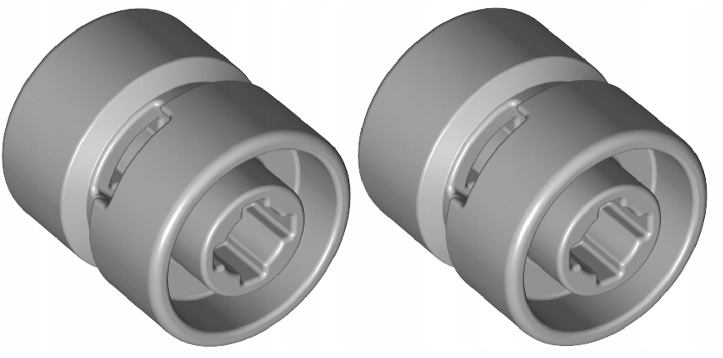 

Lego Felga 11x12 Jasno Szara (6014/4211764) x2