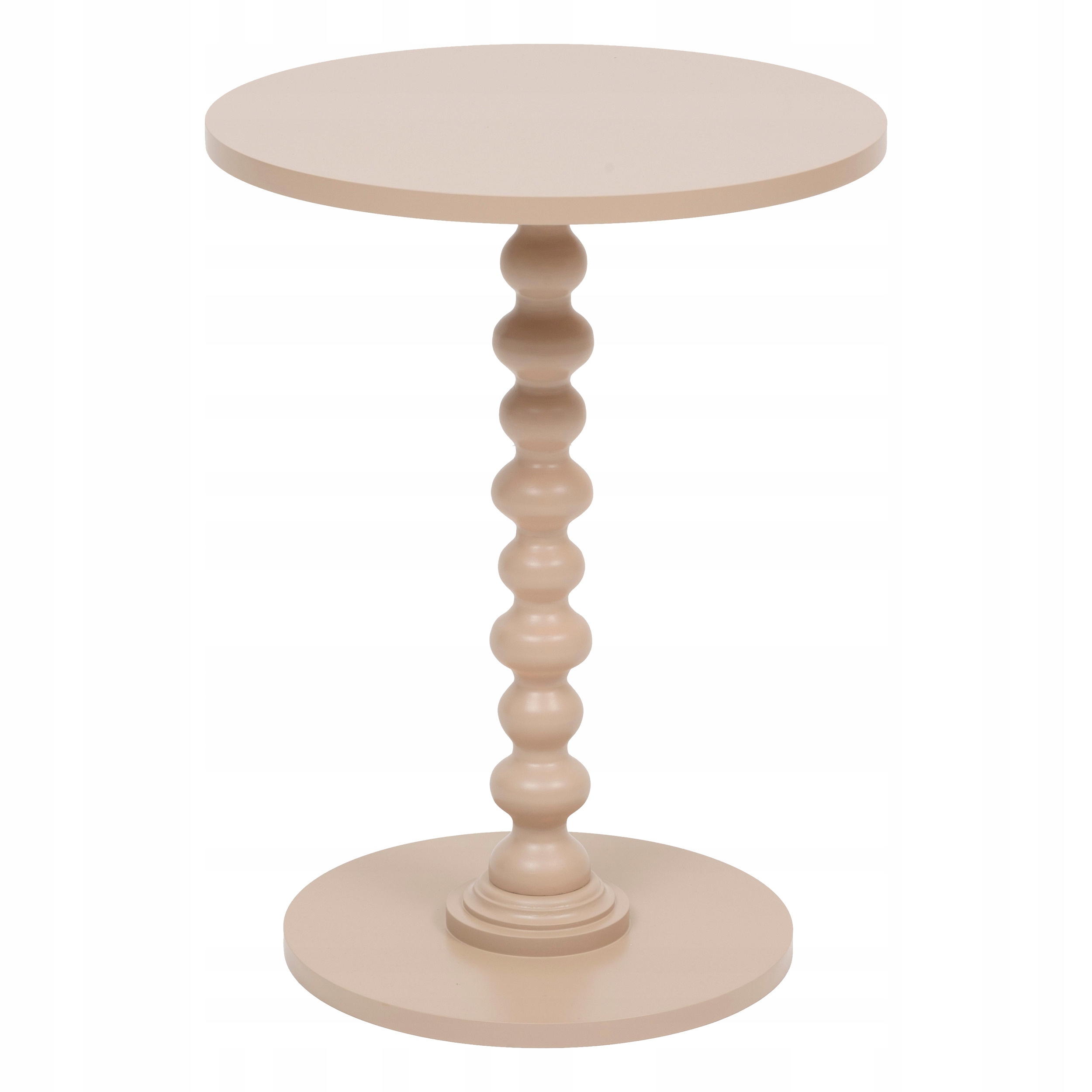 Konferenční Stolek Mdf Hnědý Ø 38 CM Výška 50 CM Noha Borovice
