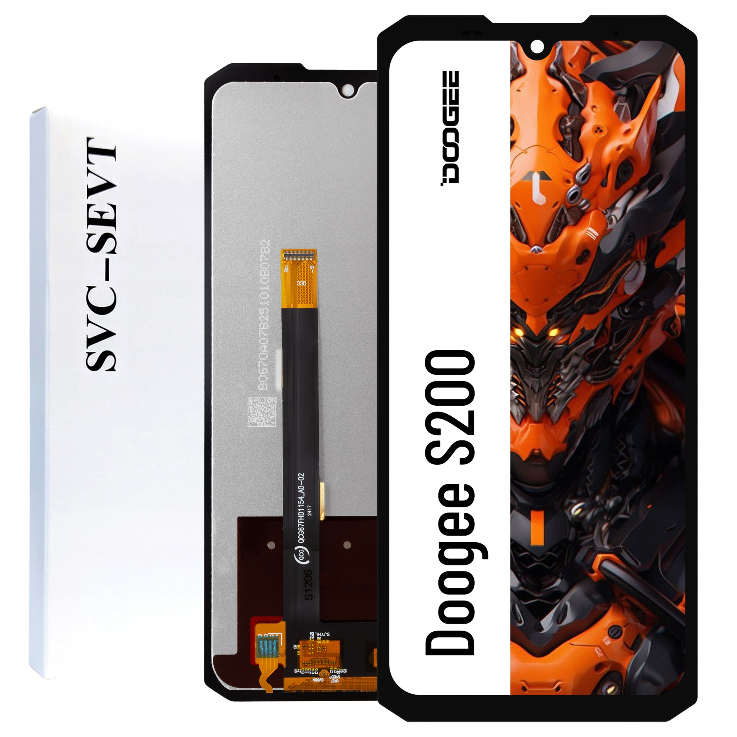 Originál Zila pre Doogee S200 LCD displej Matrica