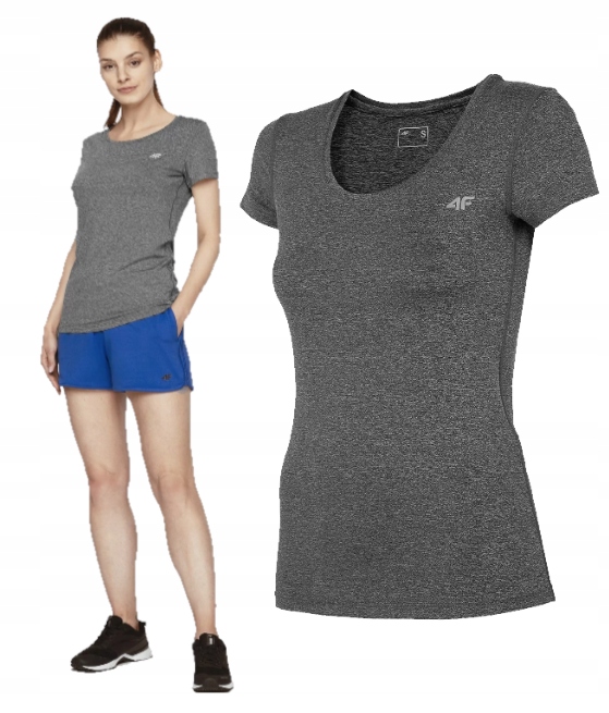 

T-shirt Damski Fitness Oddychająca 4F TSDF002 XL