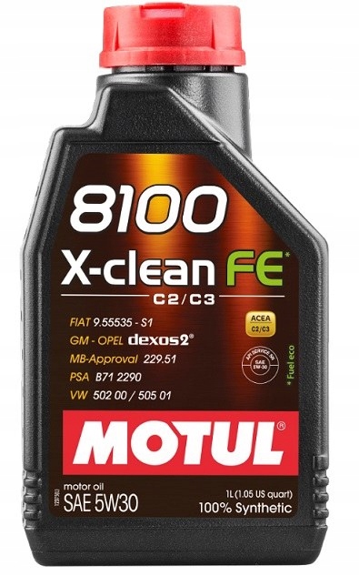 Olej silnikowy Motul 8100 X-clean Fe 5W-30 1L
