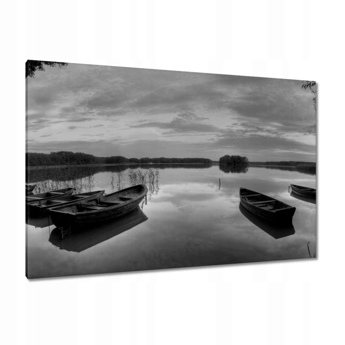 Obrazy 120x80 lodě na jezeře