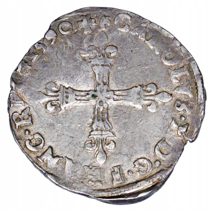 1/4 ecu 1590 Károly X Franciaország Párizs A