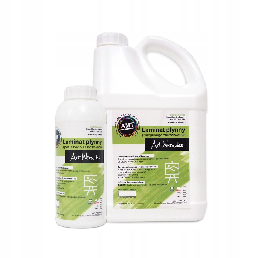 Laminat canvas,tapety,płótna Art Werniks 1L SATYNA Marka inny