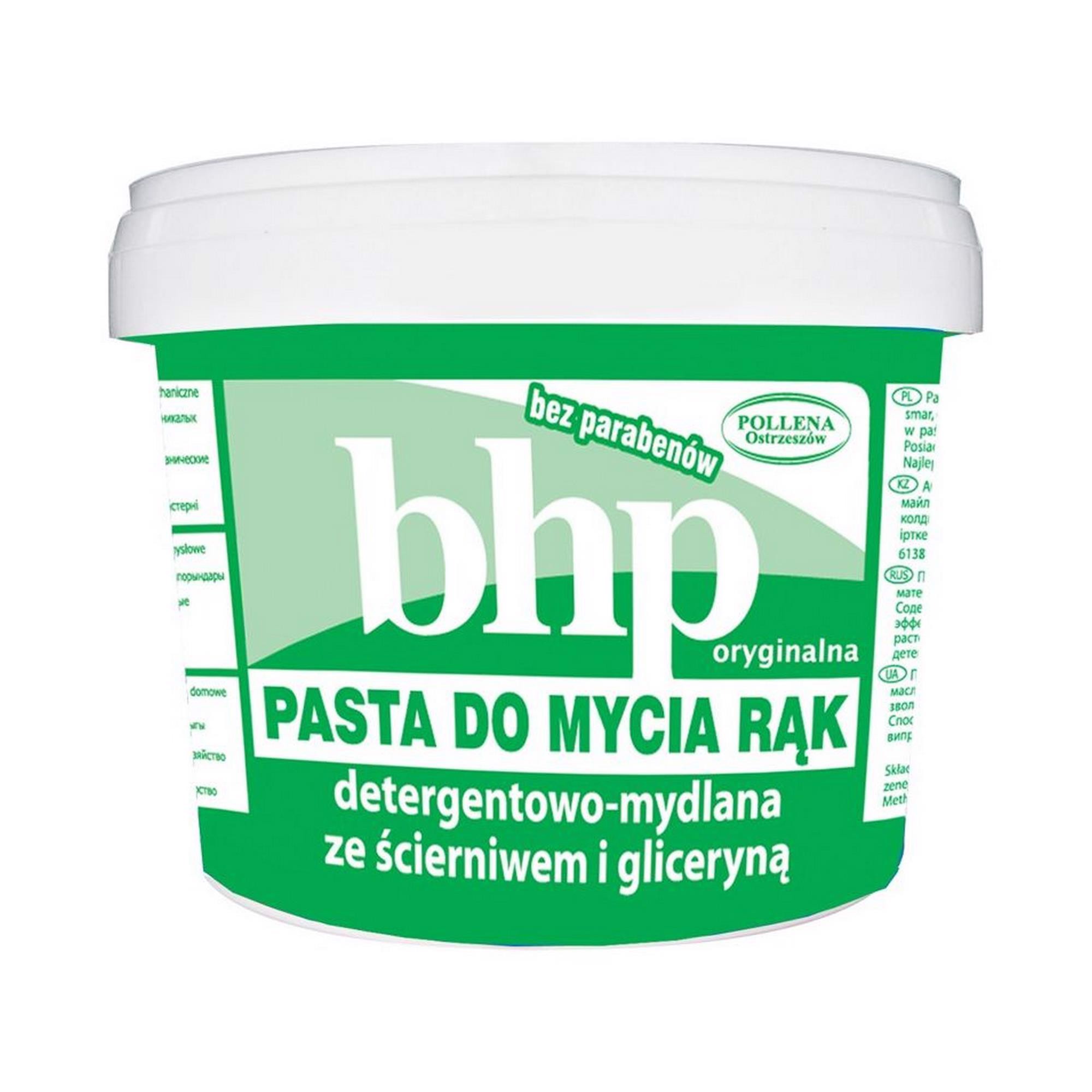 

Pollena Pasta Bhp do mycia rąk 500 g ścierniwo