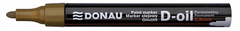 

Marker olejowy D-Oil okrągły 2,8mm złoty pisak