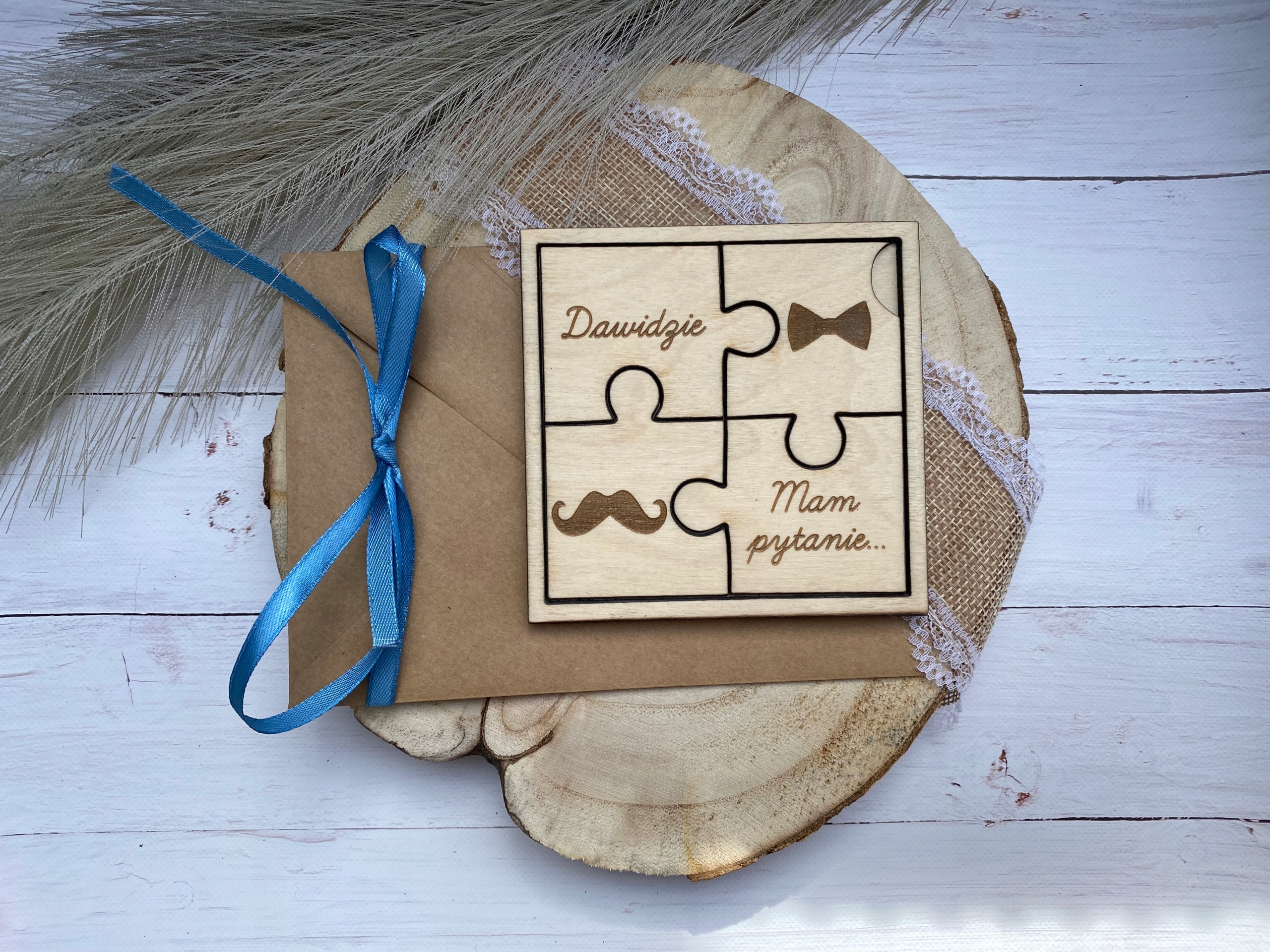 PUZZLE CZY ZOSTANIESZ MOIM ŚWIADKIEM PROŚBA KARTKA Liczba sztuk 1 szt.