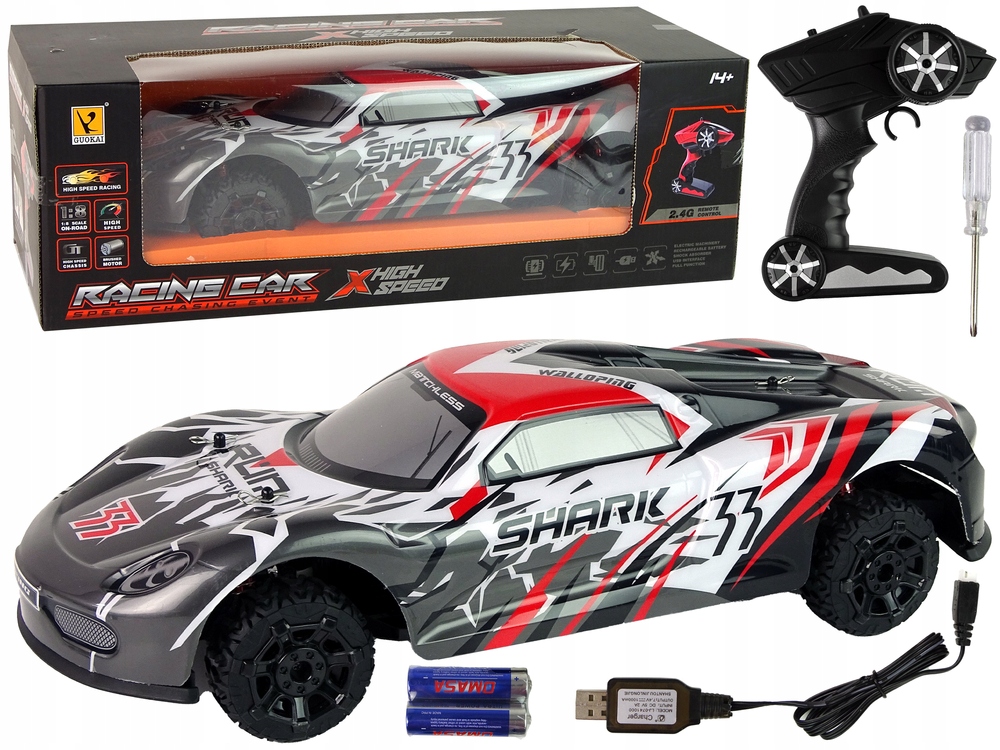 Auto sportowe R/ C 1:8 Lean Toys 600x240 mm