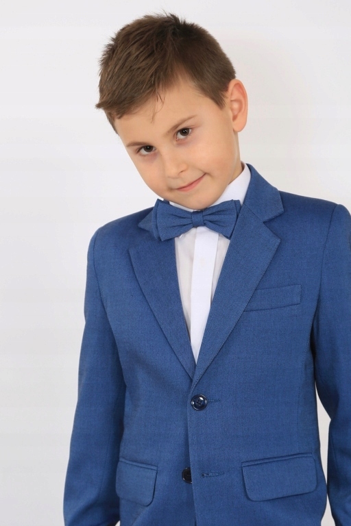 Garnitur komunijny niebieski - SZYCIE NA MIARĘ Rozmiar 134