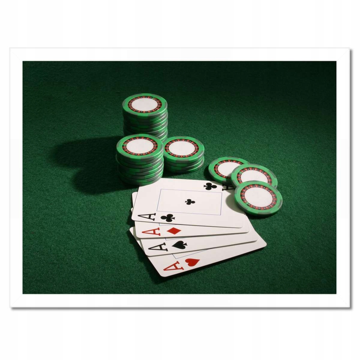Plakáty v rámu 40x30 Kasino Ruleta Kasrty