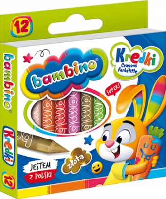 

Kredki Świecowe Bambino Oryginalne