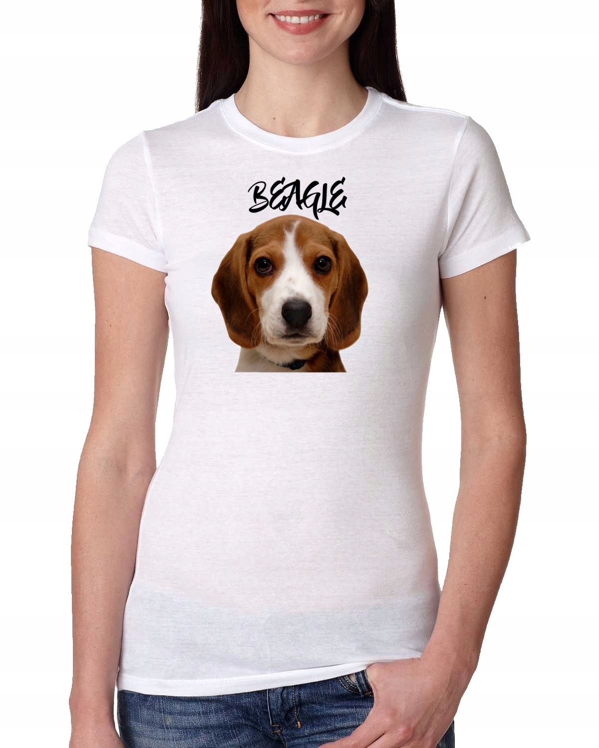 

Damska Koszulka Beagle Pies Prezent S 0901