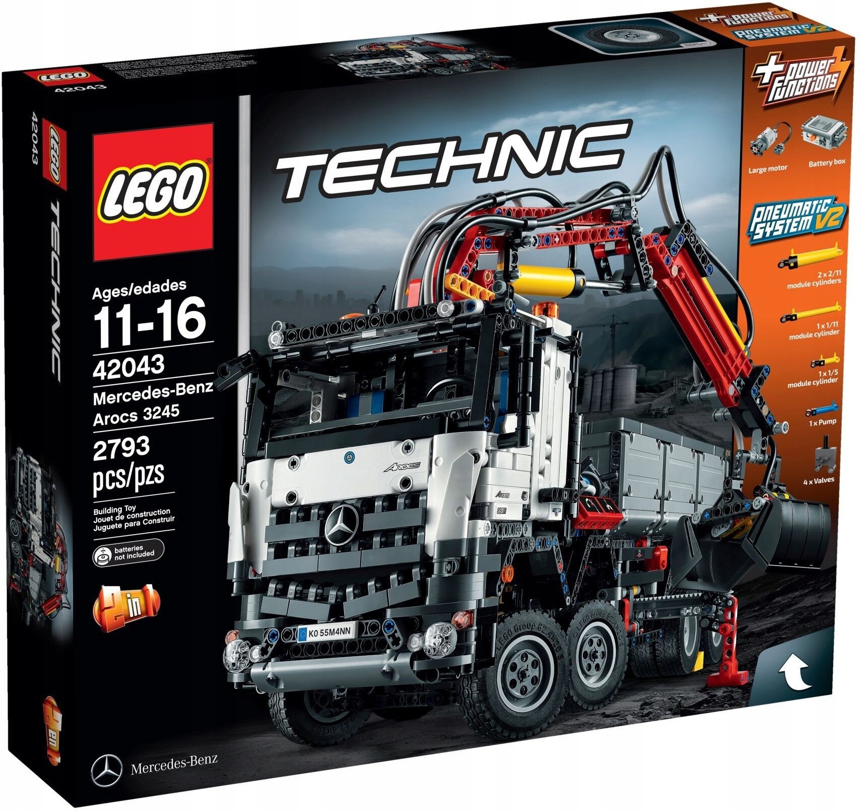 Lego Technic 42043 Mercedes Benz Arocs 3245 Nové