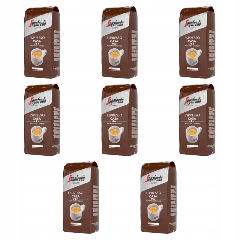 Kawa palona ziarnista Segafredo Espresso Casa 1000g ziarnista X8