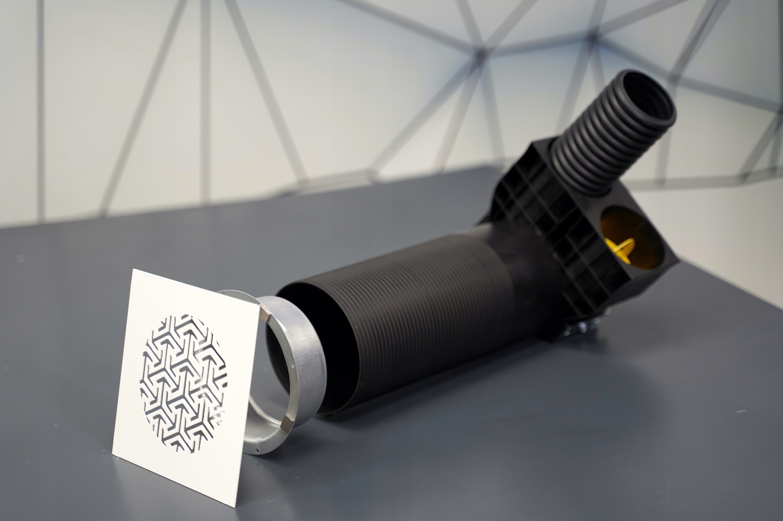 KRATKA WENTYLACYJNA DO REKUPERACJI ANEMOSTAT 160mm Kolor dominujący biały