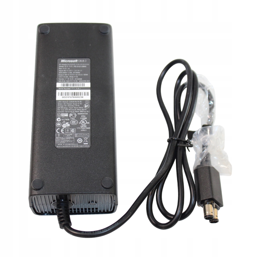 Napájecí Adaptér Microsoft Xbox 360 Slim 12V 9.6A 115W Originální Konzola