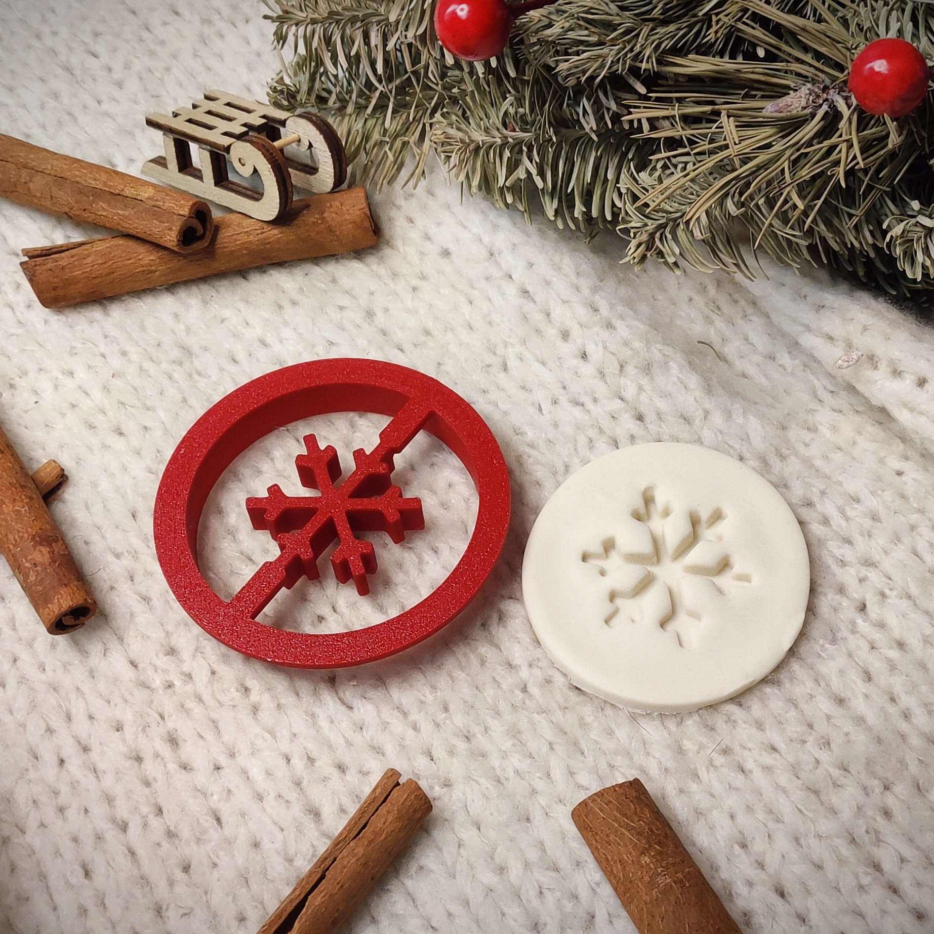 Foremka ŚNIEŻYNKA do ciastek, pierników Marka inna