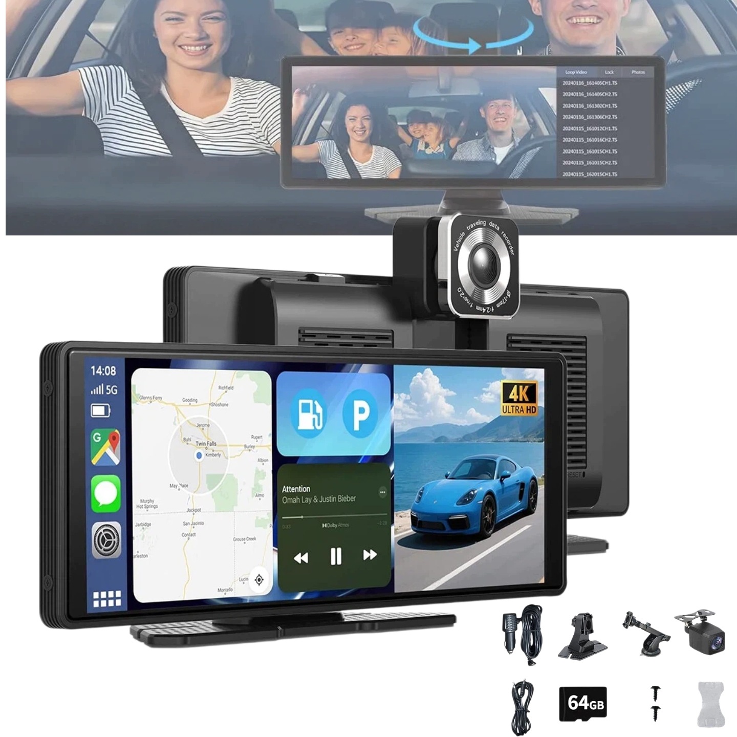 Multimediálna Stanica Do Auta Rádio Carplay Android Auto Cúvacia Kamera